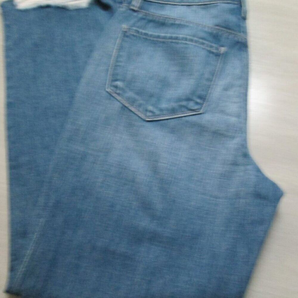 Women's L'Agence Medium Wash Denim Jeans- Raw Hem-Size 25 preowned-GUC - Picture 3 of 15